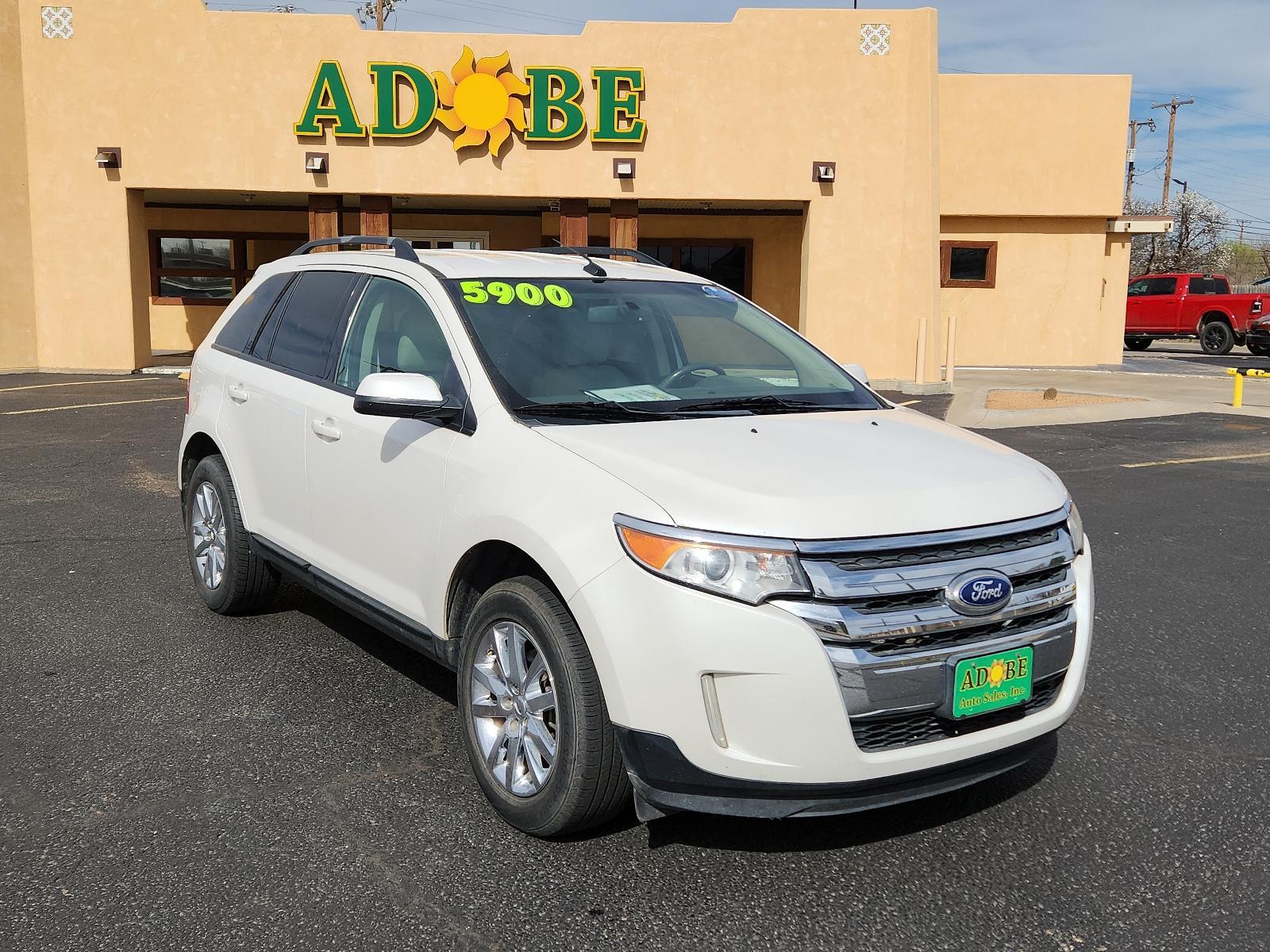 2012 White Suede /Charcoal Black Cloth Interior Ford Edge SEL (2FMDK3JC5CB) with an 3.5L TI-VCT V6 ENGINE engine, located at 4711 Ave Q, Lubbock, TX, 79412, (806) 687-2362, 33.551304, -101.855293 - Photo #6