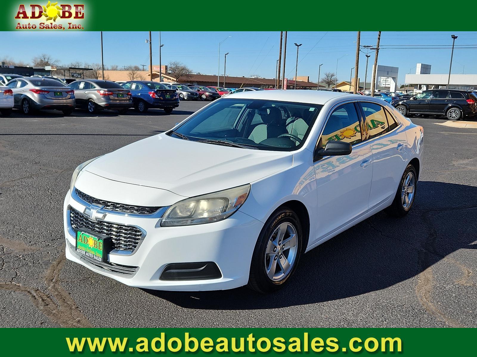2016 White /Gray Chevrolet Malibu Limited LS (1G11A5SA6GF) with an ENGINE, 2.5L DOHC 4-CYLINDER SIDI engine, located at 4711 Ave Q, Lubbock, TX, 79412, (806) 687-2362, 33.551304, -101.855293 - Photo #0