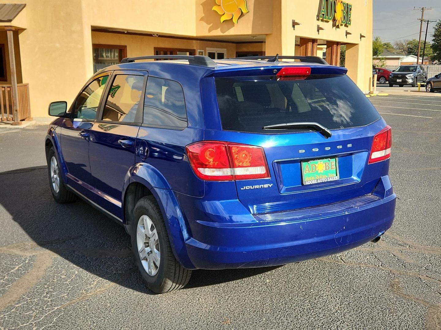 2012 Blue Pearl - PBP /Black - E5X9 Dodge Journey SE (3C4PDCAB0CT) with an 2.4L DOHC DUAL VVT 16-VALVE I4 ENGINE engine, located at 4711 Ave Q, Lubbock, TX, 79412, (806) 687-2362, 33.551304, -101.855293 - Photo#2