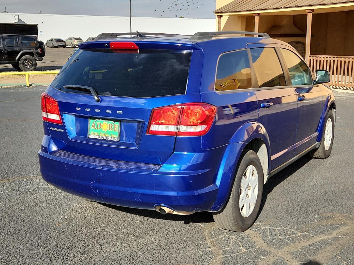 2012 Blue Pearl - PBP /Black - E5X9 Dodge Journey SE (3C4PDCAB0CT) with an 2.4L DOHC DUAL VVT 16-VALVE I4 ENGINE engine, located at 4711 Ave Q, Lubbock, TX, 79412, (806) 687-2362, 33.551304, -101.855293 - Photo#3