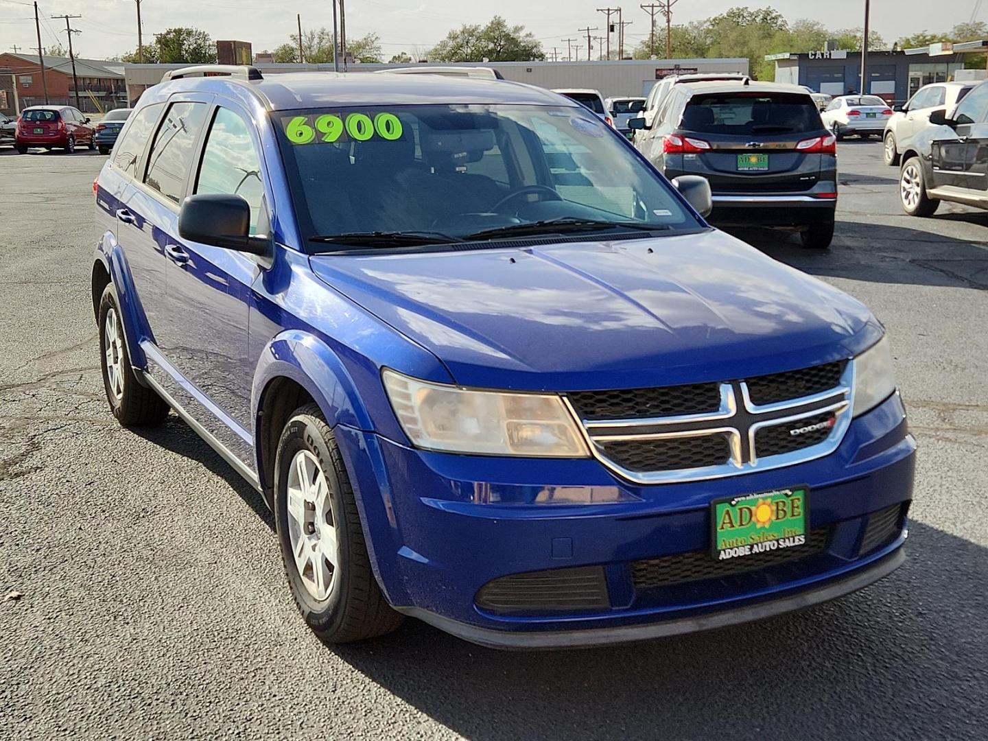 2012 Blue Pearl - PBP /Black - E5X9 Dodge Journey SE (3C4PDCAB0CT) with an 2.4L DOHC DUAL VVT 16-VALVE I4 ENGINE engine, located at 4711 Ave Q, Lubbock, TX, 79412, (806) 687-2362, 33.551304, -101.855293 - Photo#5