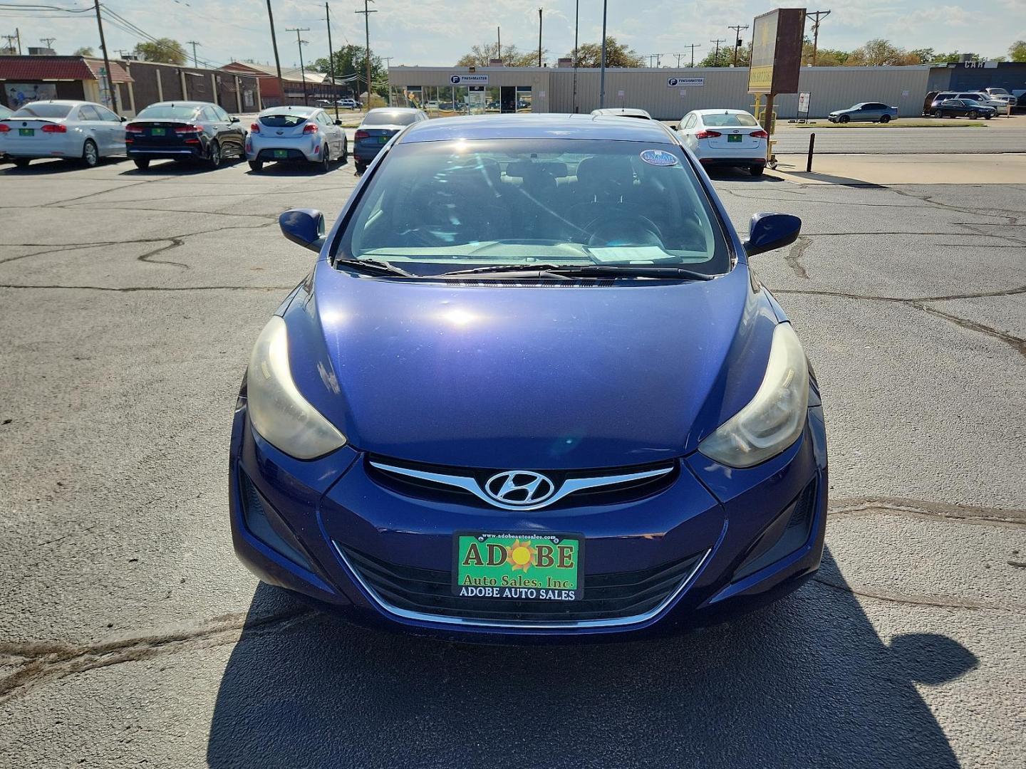 2014 Windy Sea Blue /Gray Hyundai Elantra SE (5NPDH4AE2EH) with an Engine: 1.8L DOHC 16V 4-Cylinder D-CVVT engine, located at 4711 Ave Q, Lubbock, TX, 79412, (806) 687-2362, 33.551304, -101.855293 - Photo#7