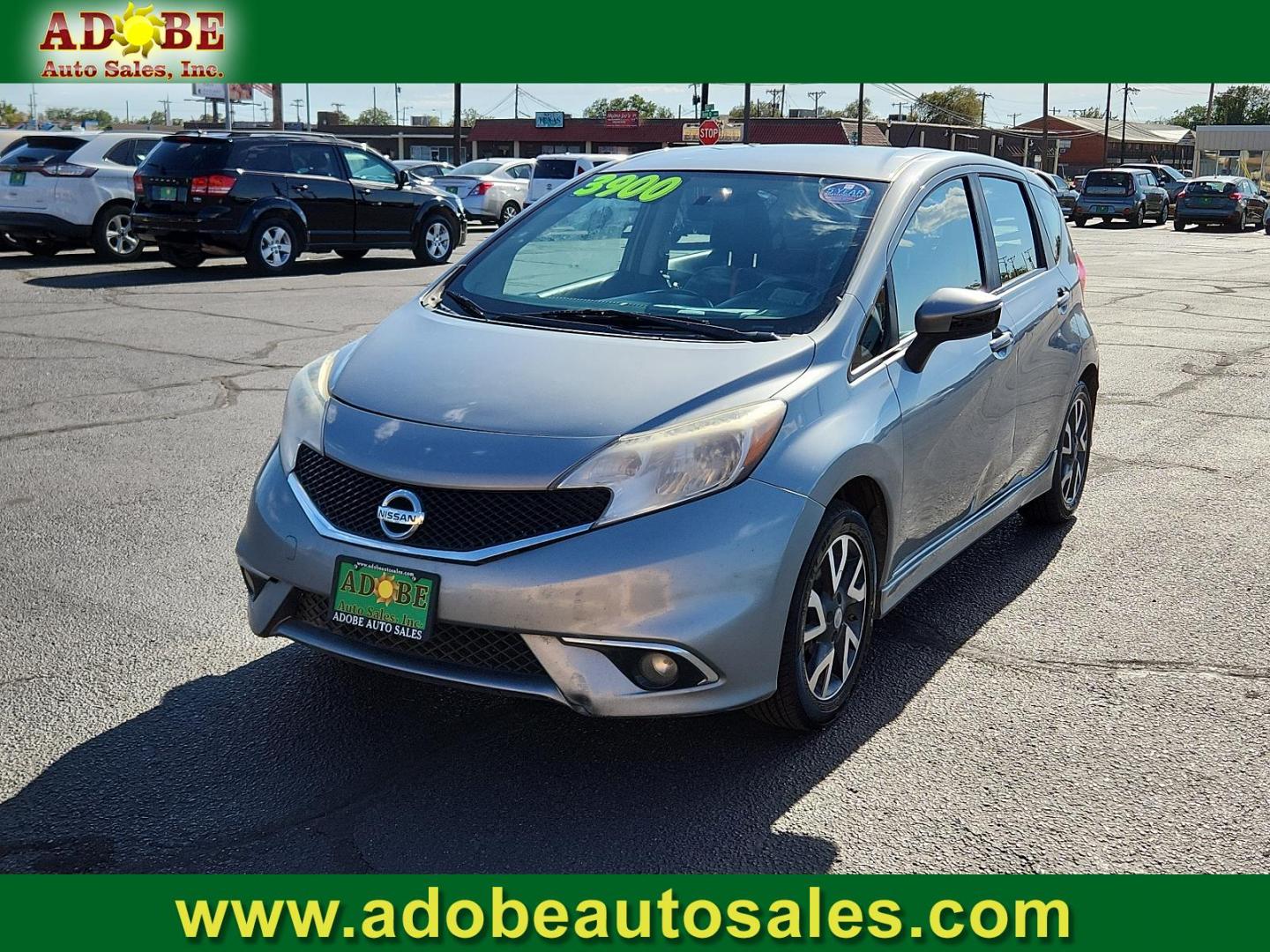 2015 Magnetic Gray Metallic /Charcoal Nissan Versa Note SR (3N1CE2CP0FL) with an Engine: 1.6L DOHC 16-Valve 4-Cylinder engine, located at 4711 Ave Q, Lubbock, TX, 79412, (806) 687-2362, 33.551304, -101.855293 - Photo#0