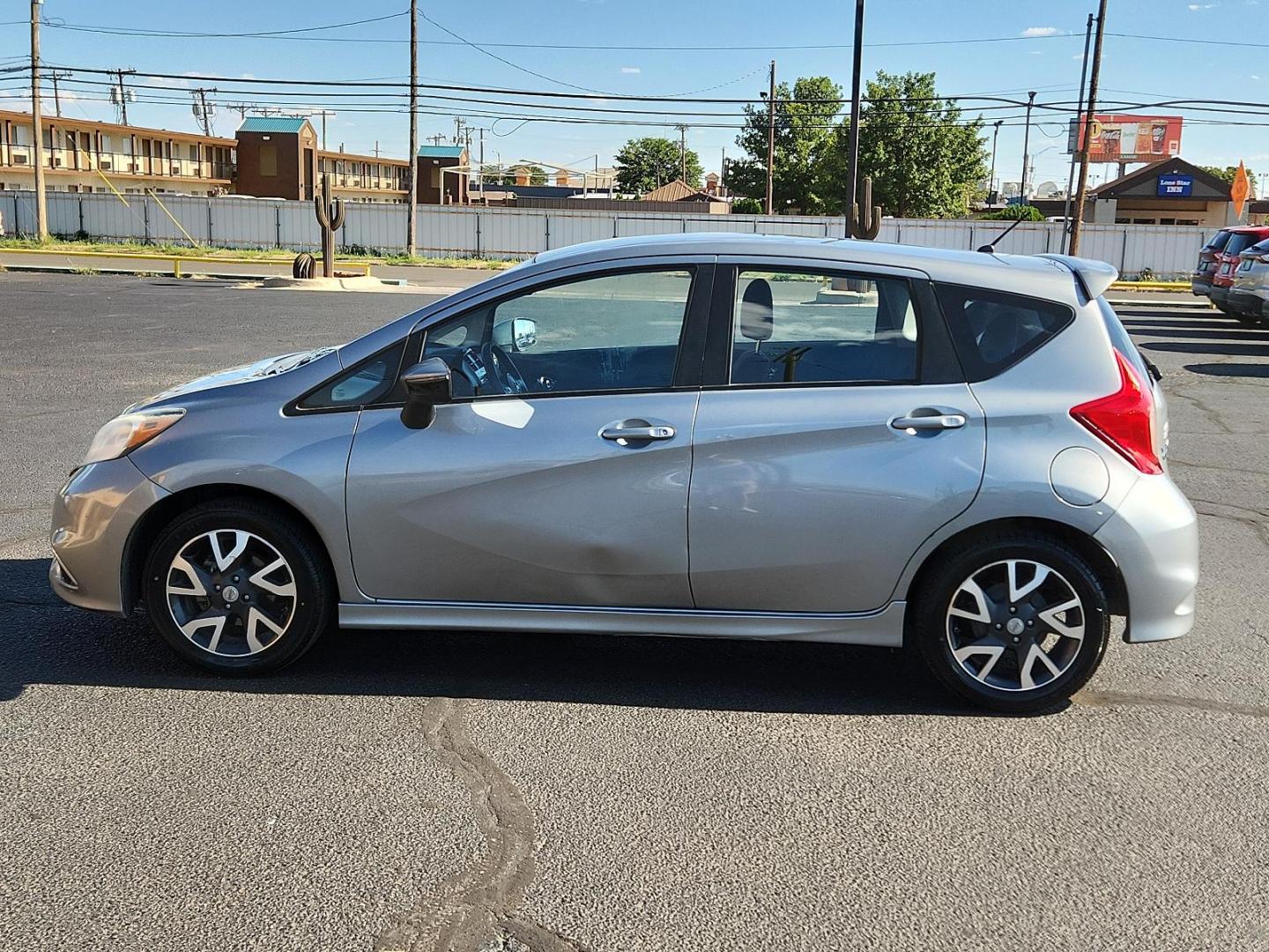 2015 Magnetic Gray Metallic /Charcoal Nissan Versa Note SR (3N1CE2CP0FL) with an Engine: 1.6L DOHC 16-Valve 4-Cylinder engine, located at 4711 Ave Q, Lubbock, TX, 79412, (806) 687-2362, 33.551304, -101.855293 - Photo#1