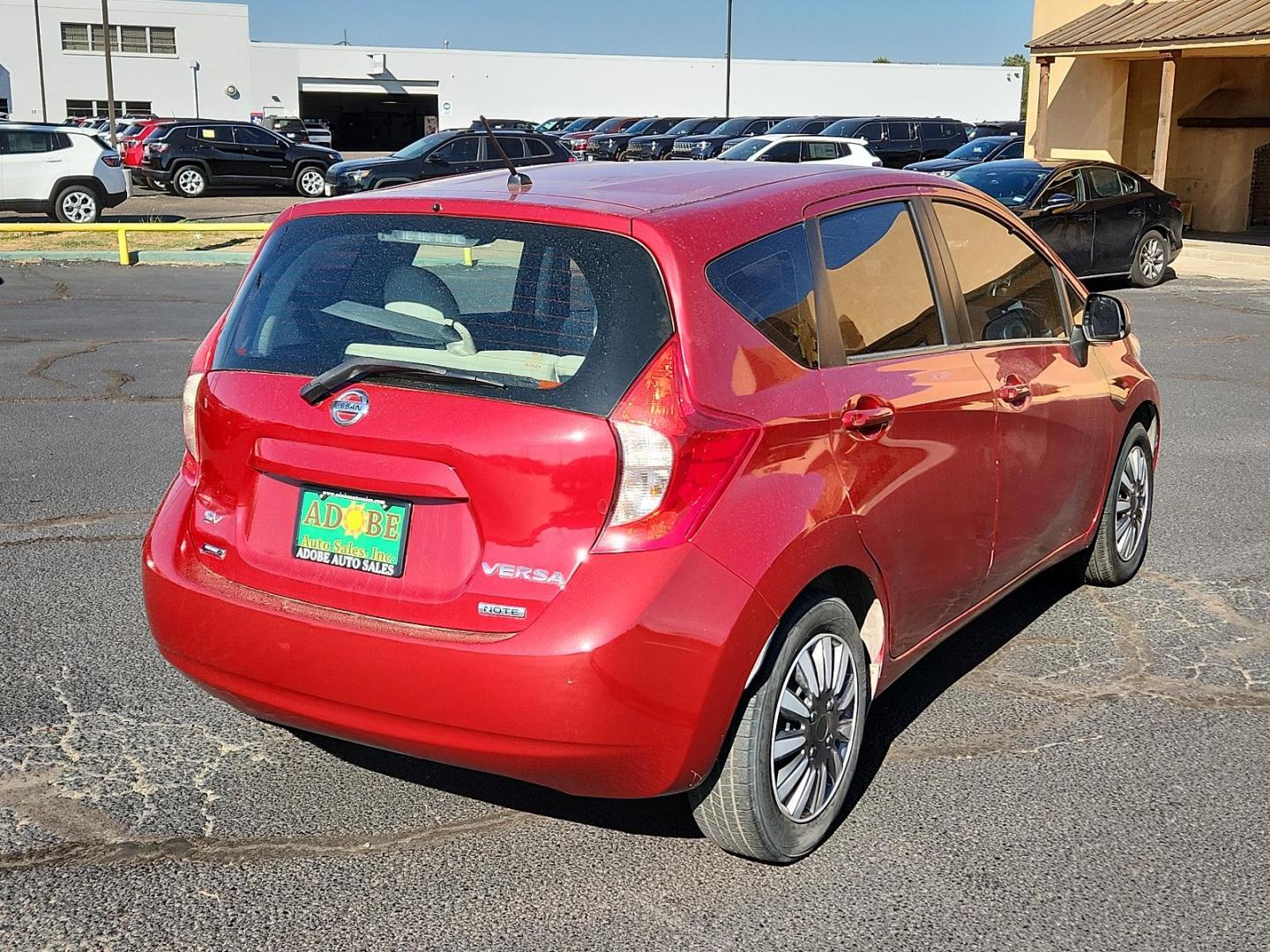 2014 Red Brick Metallic /Charcoal Nissan Versa Note SV (3N1CE2CP5EL) with an Engine: 1.6L DOHC 16-Valve 4-Cylinder engine, located at 4711 Ave Q, Lubbock, TX, 79412, (806) 687-2362, 33.551304, -101.855293 - Photo#3