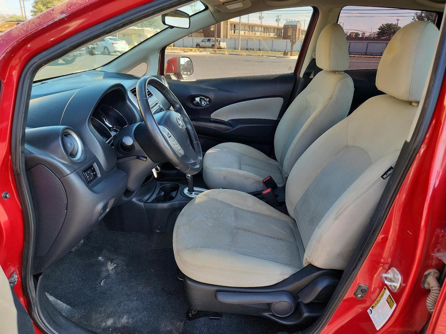 2014 Red Brick Metallic /Charcoal Nissan Versa Note SV (3N1CE2CP5EL) with an Engine: 1.6L DOHC 16-Valve 4-Cylinder engine, located at 4711 Ave Q, Lubbock, TX, 79412, (806) 687-2362, 33.551304, -101.855293 - Photo#11