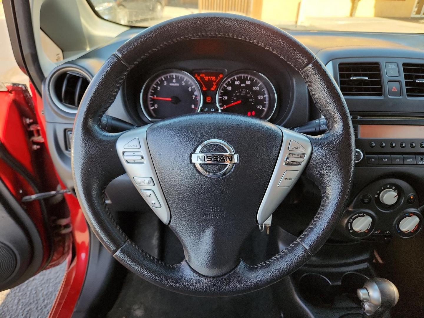 2014 Red Brick Metallic /Charcoal Nissan Versa Note SV (3N1CE2CP5EL) with an Engine: 1.6L DOHC 16-Valve 4-Cylinder engine, located at 4711 Ave Q, Lubbock, TX, 79412, (806) 687-2362, 33.551304, -101.855293 - Photo#18