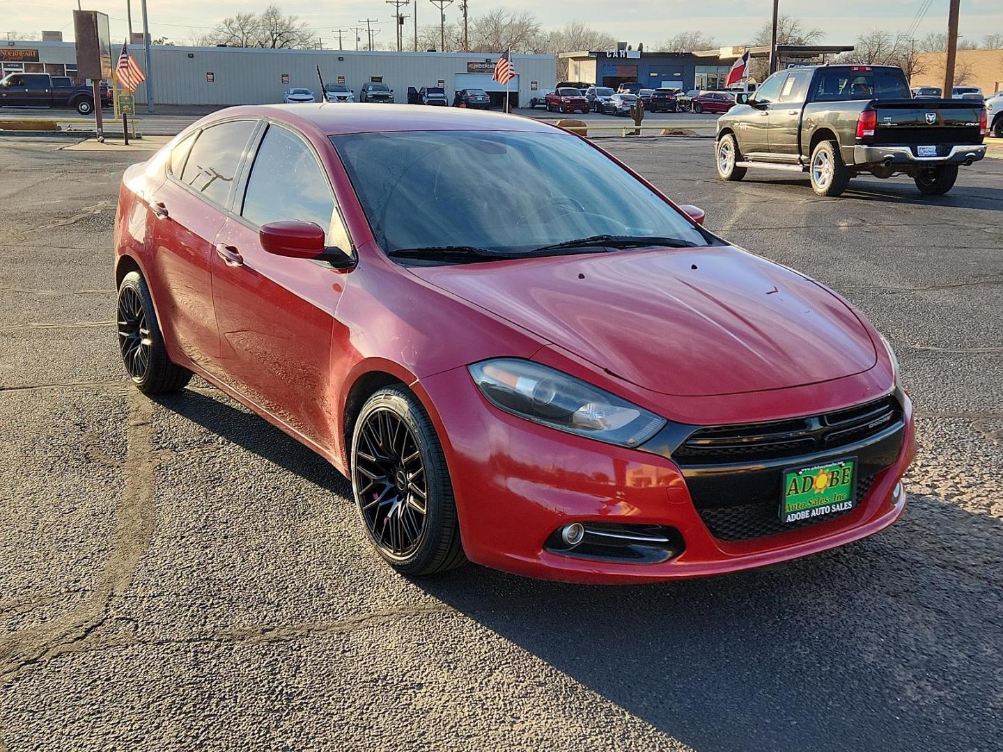 2015 Redline 2 Coat Pearl - PRM /Black - H7X9 Dodge Dart SXT (1C3CDFBB9FD) with an ENGINE: 2.4L I4 MULTIAIR engine, located at 4711 Ave Q, Lubbock, TX, 79412, (806) 687-2362, 33.551304, -101.855293 - Photo#5