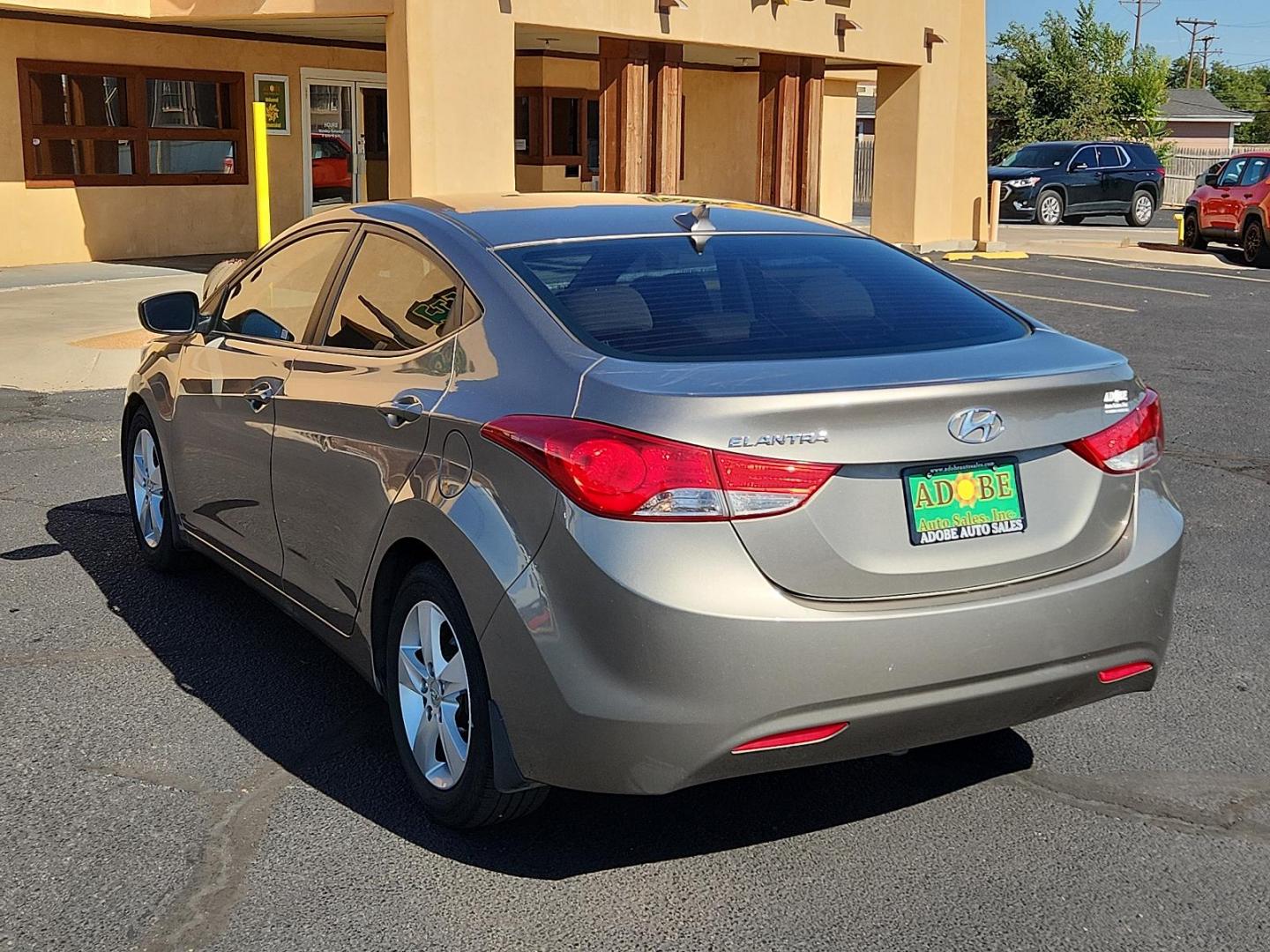 2013 Desert Bronze - RNZ /Beige - YDA Hyundai Elantra GLS (5NPDH4AE1DH) with an 1.8L DOHC MPFI D-CVVT 16-valve I4 engine engine, located at 4711 Ave Q, Lubbock, TX, 79412, (806) 687-2362, 33.551304, -101.855293 - Photo#2