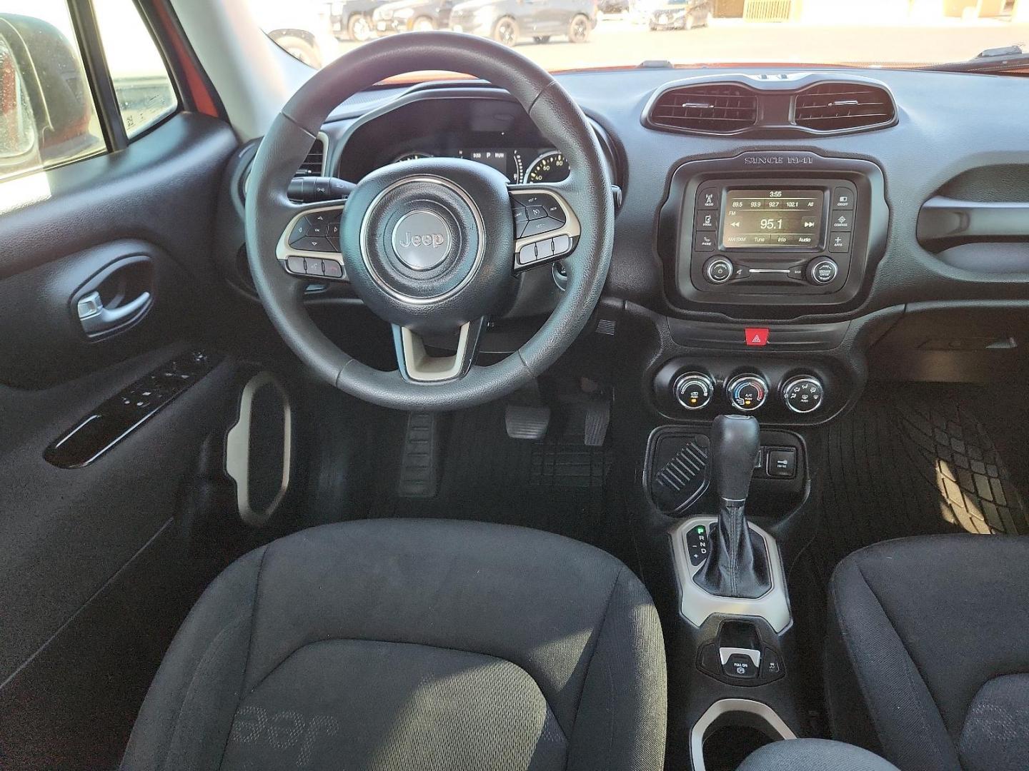 2017 Omaha Orange /Black, cloth Jeep Renegade Sport (ZACCJAABXHP) with an ENGINE: 2.4L I4 MULTIAIR engine, located at 4711 Ave Q, Lubbock, TX, 79412, (806) 687-2362, 33.551304, -101.855293 - Photo#8