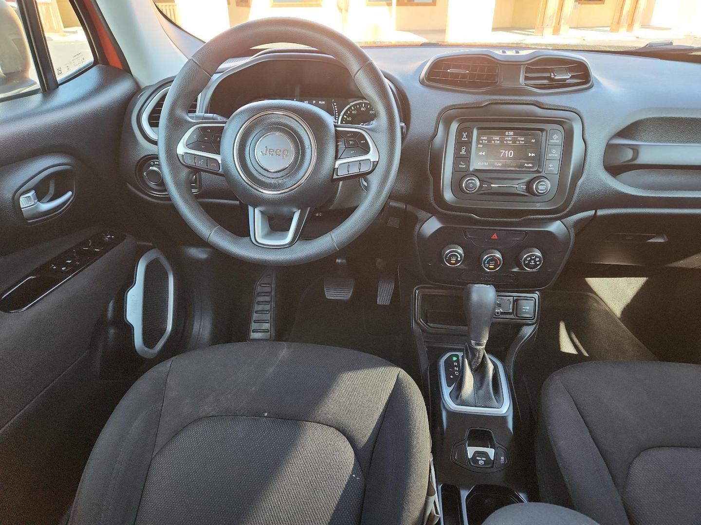 2020 Omaha Orange Clear Coat /Black, cloth Jeep Renegade Sport (ZACNJAAB7LP) with an ENGINE: 2.4L I4 ZERO EVAP M-AIR engine, located at 4711 Ave Q, Lubbock, TX, 79412, (806) 687-2362, 33.551304, -101.855293 - Photo#9