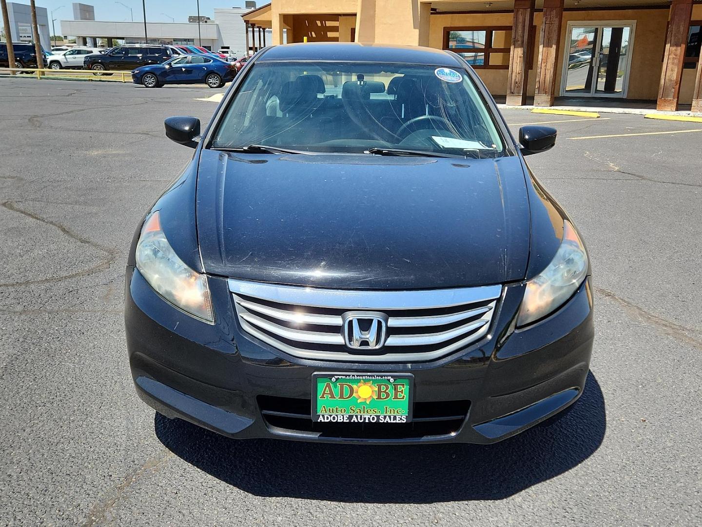 2012 Crystal Black Pearl /Black Leather Interior Honda Accord Sdn SE (1HGCP2F66CA) with an 2.4L DOHC MPFI 16-valve i-VTEC I4 engine engine, located at 4711 Ave Q, Lubbock, TX, 79412, (806) 687-2362, 33.551304, -101.855293 - Photo#7