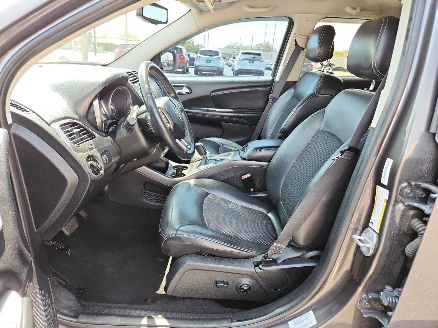 2016 Granite Crystal Metallic Clear Coat /Black, leather Dodge Journey Crossroad Plus (3C4PDCGB0GT) with an ENGINE: 2.4L I4 DOHC 16V DUAL VVT engine, located at 4711 Ave Q, Lubbock, TX, 79412, (806) 687-2362, 33.551304, -101.855293 - Photo#9