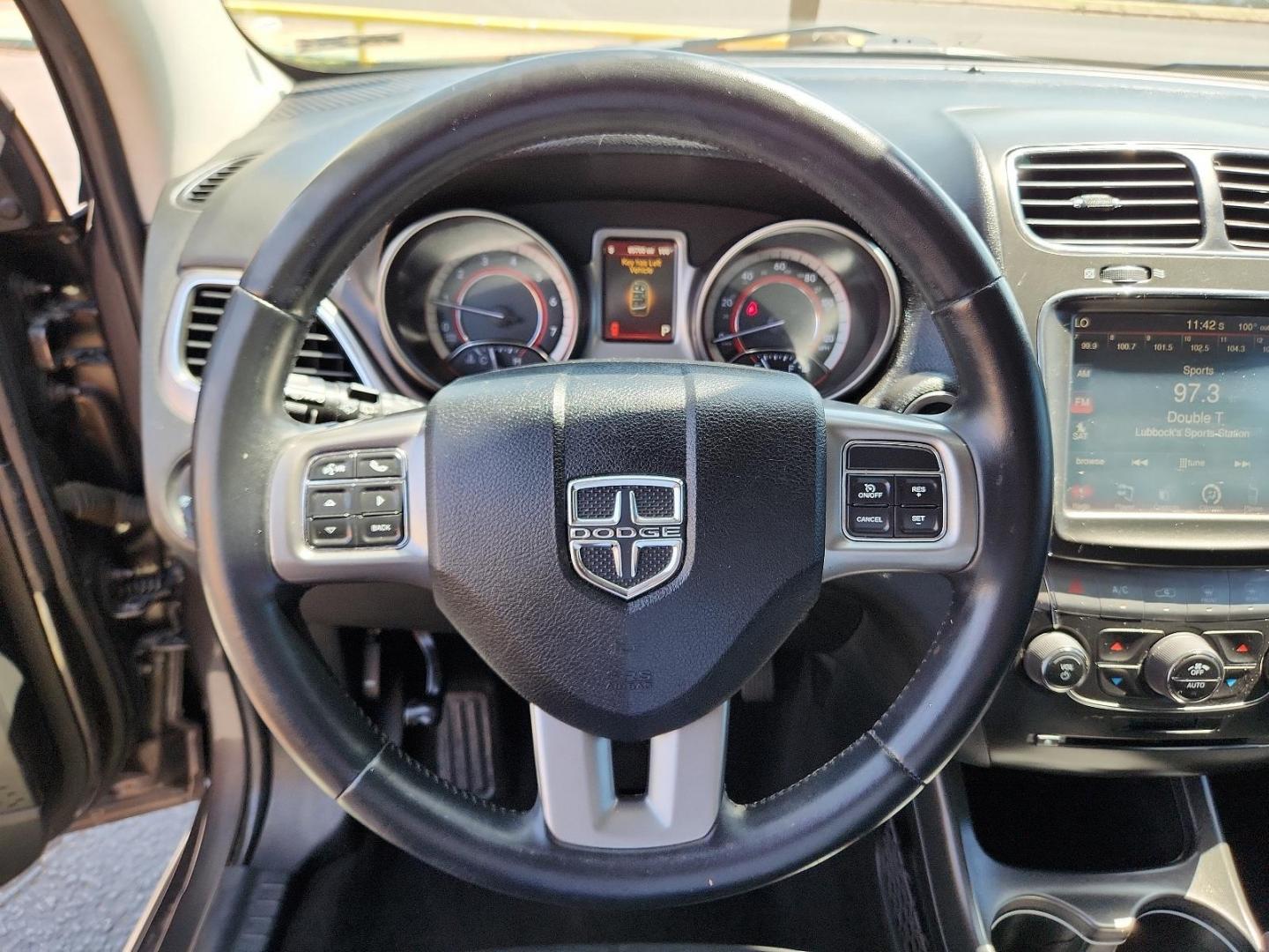 2016 Granite Crystal Metallic Clear Coat /Black, leather Dodge Journey Crossroad Plus (3C4PDCGB0GT) with an ENGINE: 2.4L I4 DOHC 16V DUAL VVT engine, located at 4711 Ave Q, Lubbock, TX, 79412, (806) 687-2362, 33.551304, -101.855293 - Photo#16