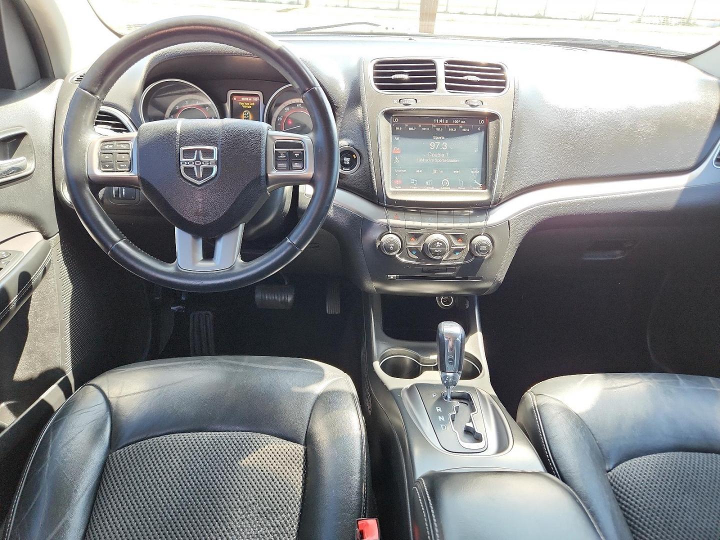 2016 Granite Crystal Metallic Clear Coat /Black, leather Dodge Journey Crossroad Plus (3C4PDCGB0GT) with an ENGINE: 2.4L I4 DOHC 16V DUAL VVT engine, located at 4711 Ave Q, Lubbock, TX, 79412, (806) 687-2362, 33.551304, -101.855293 - Photo#8