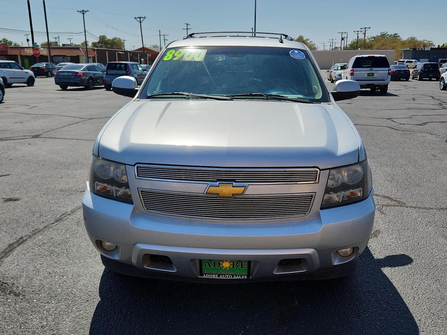 2013 Silver Ice Metallic /Ebony Leather Interior Chevrolet Tahoe LT (1GNSCBE05DR) with an ENGINE, VORTEC 5.3L V8 SFI FLEXFUEL engine, located at 4711 Ave Q, Lubbock, TX, 79412, (806) 687-2362, 33.551304, -101.855293 - Photo#7