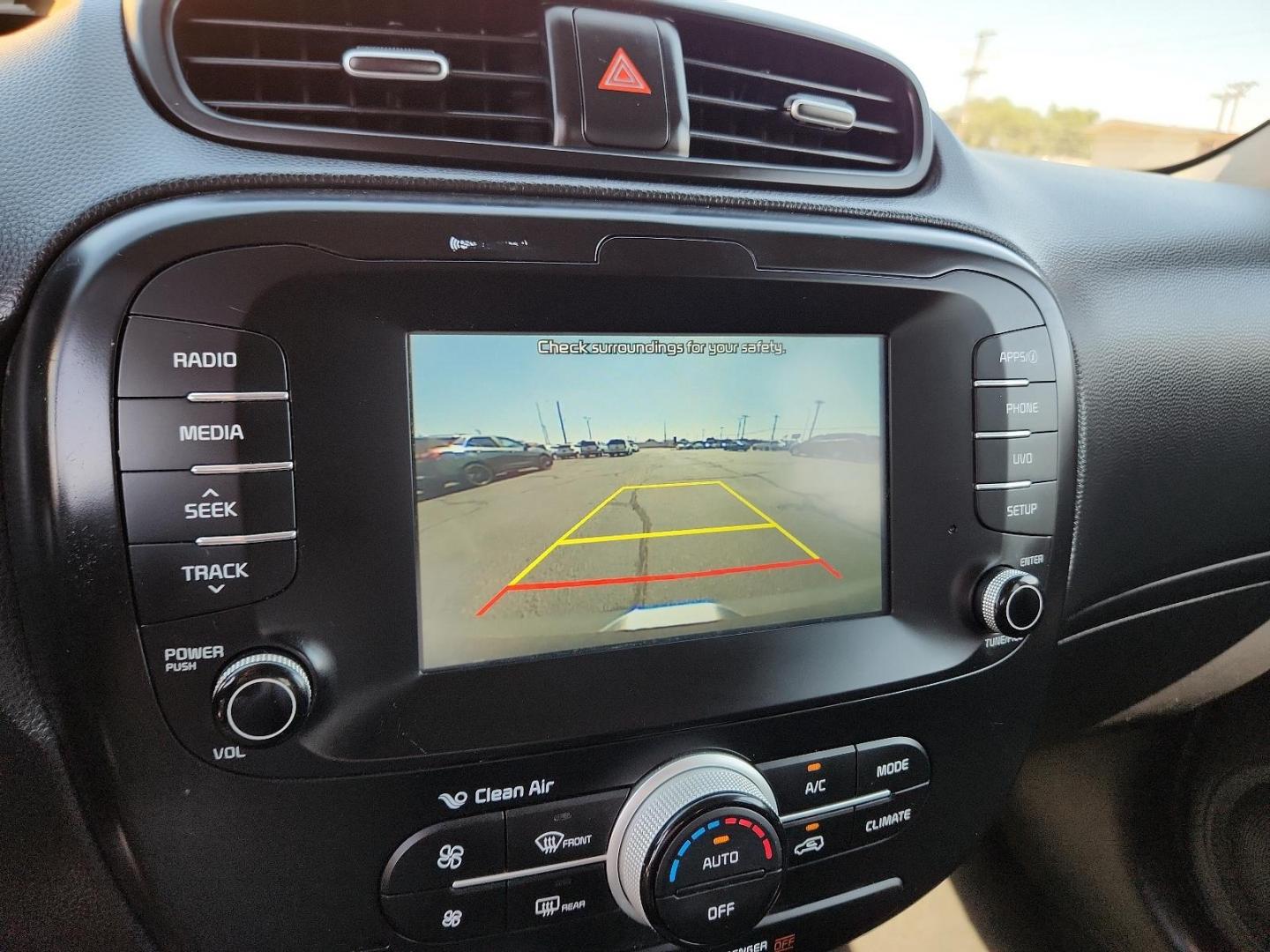 2019 Titanium Gray /Black, cloth Kia Soul + (KNDJP3A56K7) with an Engine: 2.0L GDI DOHC Dual CVVT I4 engine, located at 4711 Ave Q, Lubbock, TX, 79412, (806) 687-2362, 33.551304, -101.855293 - Photo#13