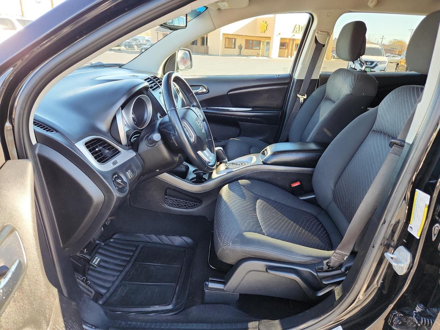 2016 Pitch Black Clear Coat Dodge Journey SE (3C4PDCAB6GT) with an ENGINE: 2.4L I4 DOHC 16V DUAL VVT engine, located at 4711 Ave Q, Lubbock, TX, 79412, (806) 687-2362, 33.551304, -101.855293 - Photo#10