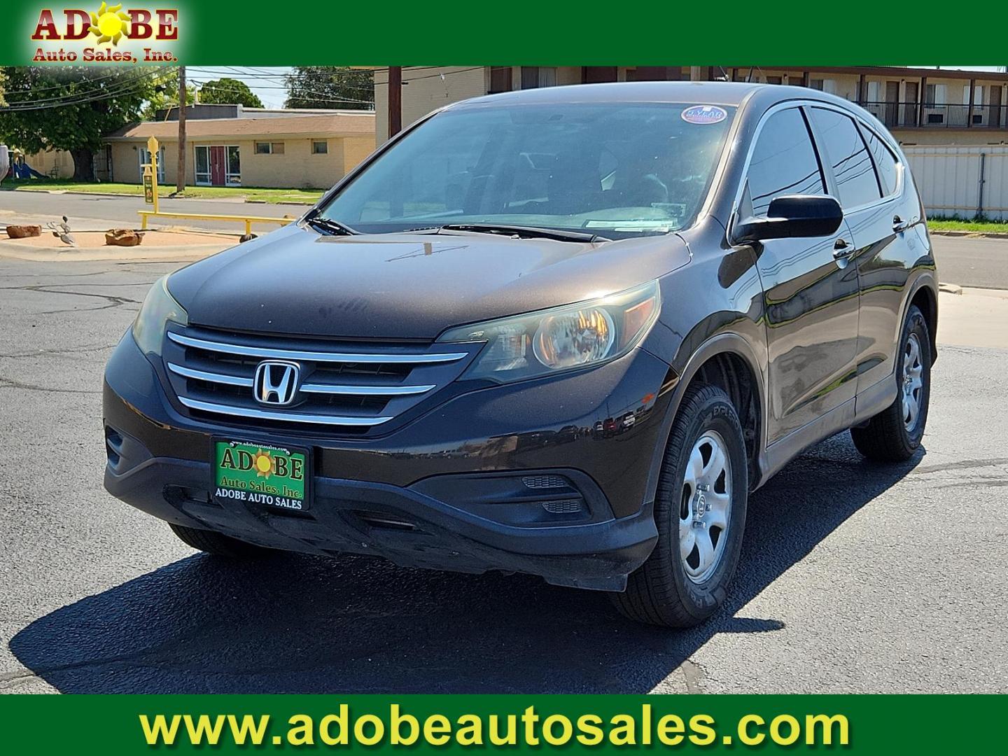 2014 Kona Coffee Metallic /Black Honda CR-V LX (2HKRM3H35EH) with an Engine: 2.4L I-4 16-Valve DOHC i-VTEC engine, located at 4711 Ave Q, Lubbock, TX, 79412, (806) 687-2362, 33.551304, -101.855293 - Photo#0