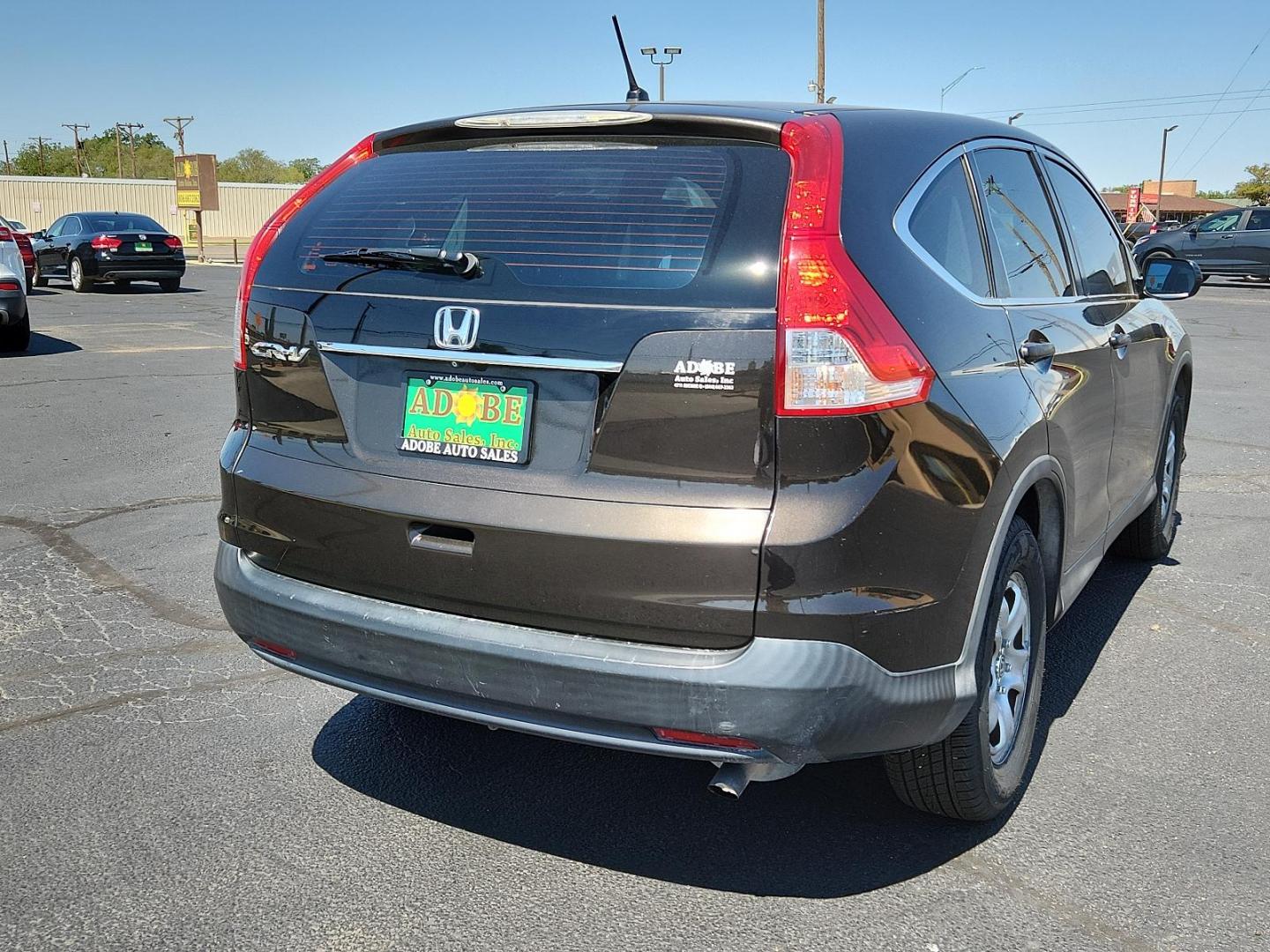 2014 Kona Coffee Metallic /Black Honda CR-V LX (2HKRM3H35EH) with an Engine: 2.4L I-4 16-Valve DOHC i-VTEC engine, located at 4711 Ave Q, Lubbock, TX, 79412, (806) 687-2362, 33.551304, -101.855293 - Photo#3