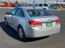 2015 Silver Ice Metallic /Jet Black/Medium Titanium, premium cloth Chevrolet Cruze LS (1G1PA5SG4F7) with an ENGINE, ECOTEC 1.8L VARIABLE VALVE TIMING DOHC 4-CYLINDER SEQUENTIAL MFI engine, located at 4711 Ave Q, Lubbock, TX, 79412, (806) 687-2362, 33.551304, -101.855293 - Photo#2