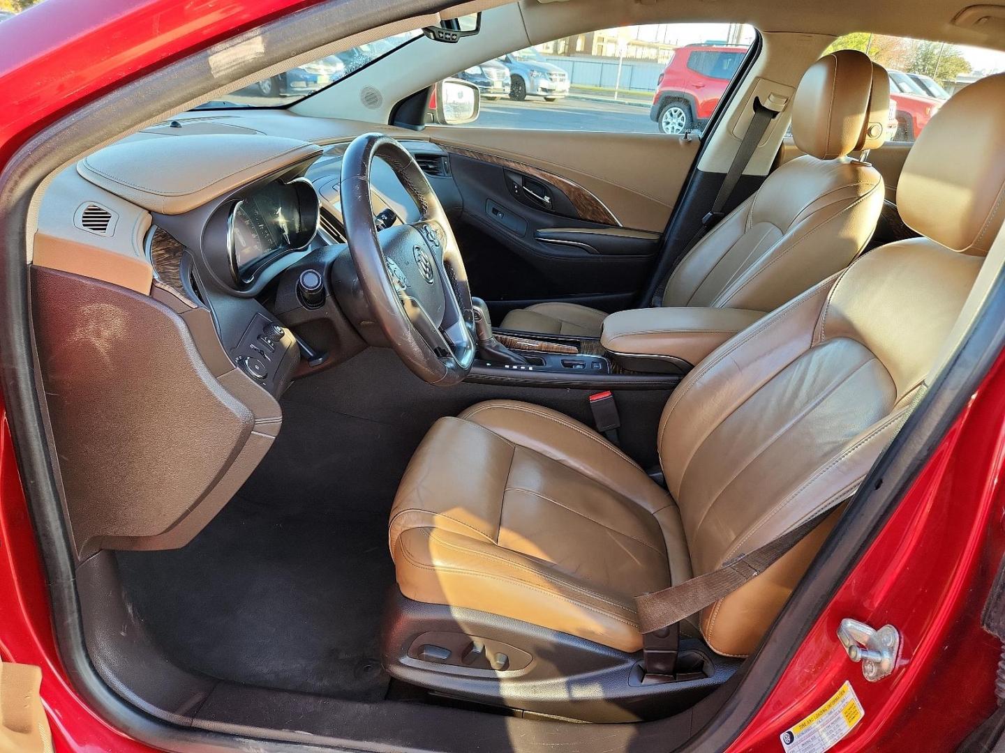 2014 Crystal Red Tintcoat Buick LaCrosse Leather (1G4GB5G36EF) with an ENGINE, 3.6L SIDI DOHC V6 VVT engine, located at 4711 Ave Q, Lubbock, TX, 79412, (806) 687-2362, 33.551304, -101.855293 - Photo#10