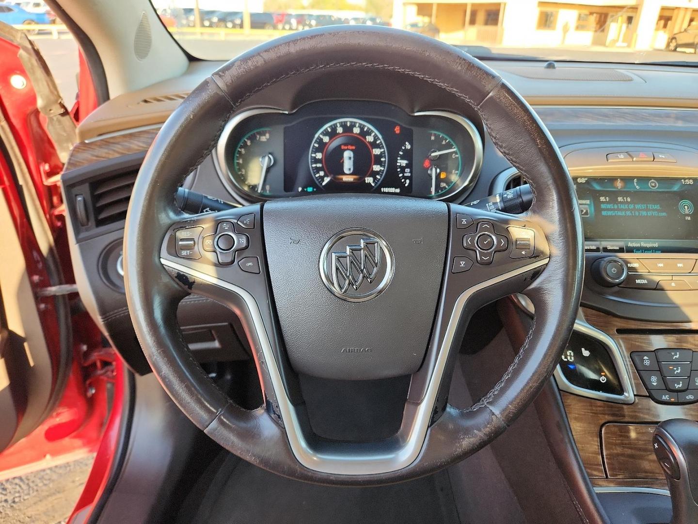 2014 Crystal Red Tintcoat Buick LaCrosse Leather (1G4GB5G36EF) with an ENGINE, 3.6L SIDI DOHC V6 VVT engine, located at 4711 Ave Q, Lubbock, TX, 79412, (806) 687-2362, 33.551304, -101.855293 - Photo#17