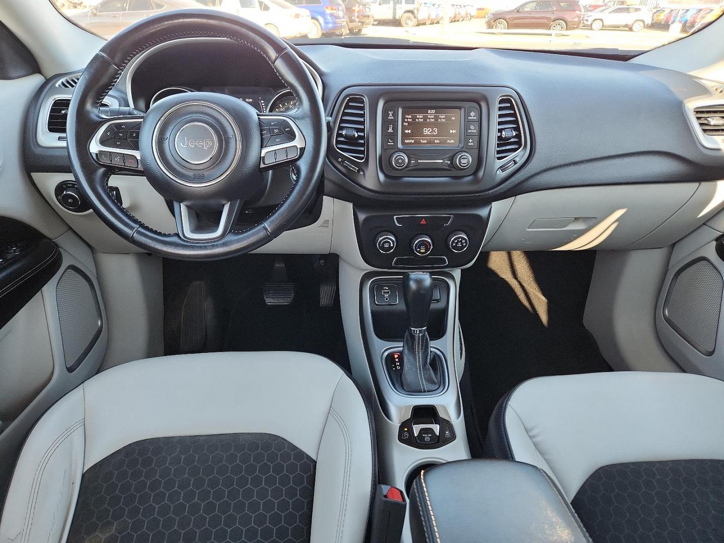 2018 Redline Pearlcoat - PRM /Ski Gray/Black - G7XS Jeep Compass Latitude w/Sun/Wheel Pkg (3C4NJCBB8JT) with an ENGINE: 2.4L I4 ZERO EVAP M-AIR W/ESS engine, located at 4711 Ave Q, Lubbock, TX, 79412, (806) 687-2362, 33.551304, -101.855293 - Photo#9