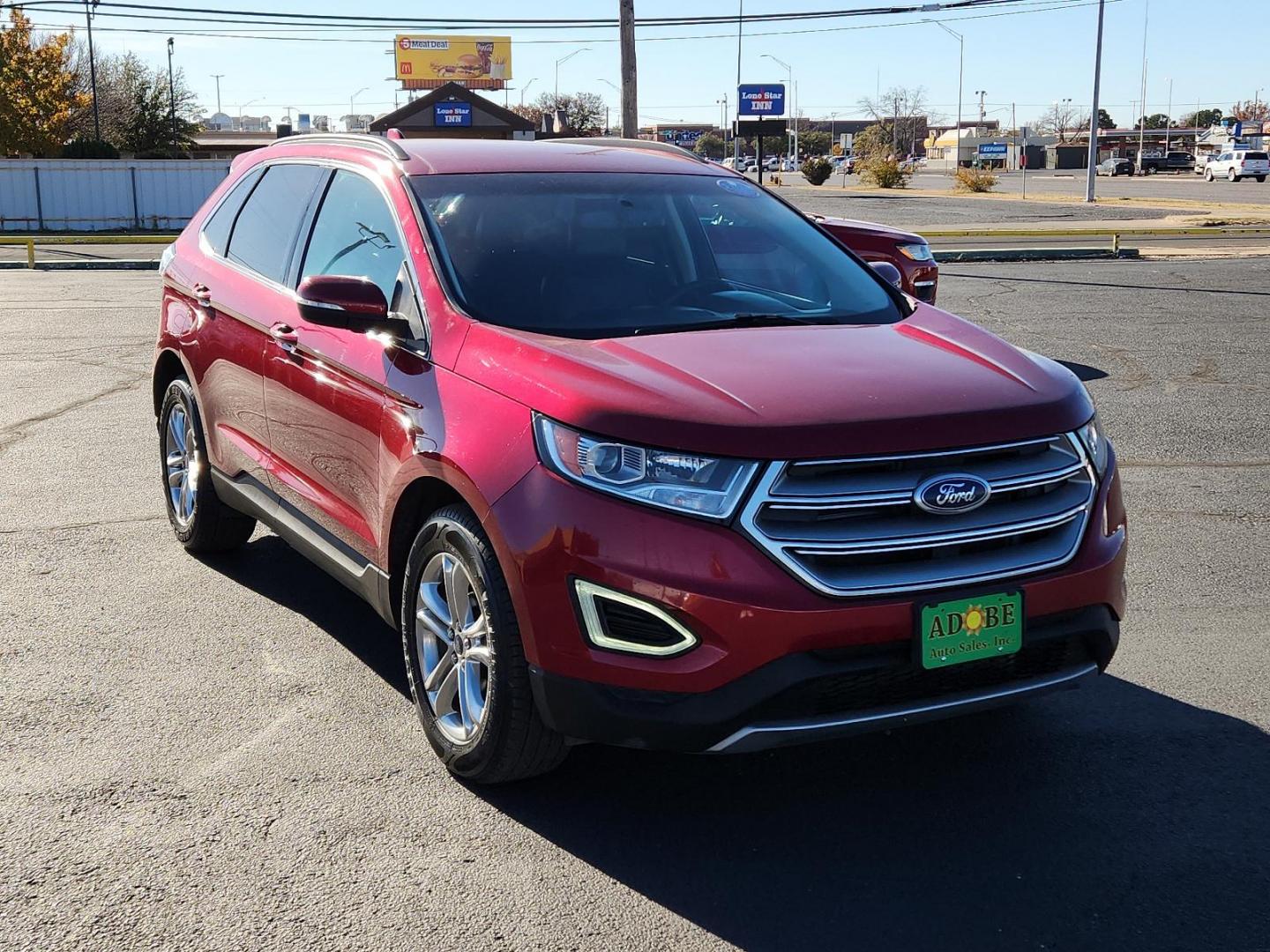 2016 Ruby Red Metallic Tinted Clearcoat Ford Edge SEL (2FMPK3J88GB) with an ENGINE: 3.5L TI-VCT V6 engine, located at 4711 Ave Q, Lubbock, TX, 79412, (806) 687-2362, 33.551304, -101.855293 - Photo#5