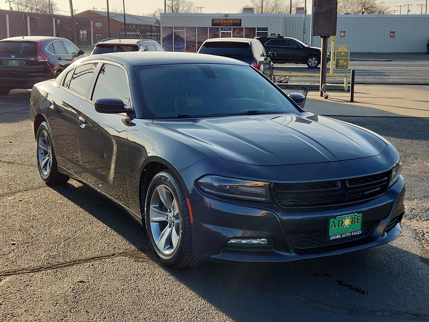 2018 Maximum Steel Metallic Clear Coat Dodge Charger SXT Plus (2C3CDXHG0JH) with an ENGINE: 3.6L V6 24V VVT engine, located at 4711 Ave Q, Lubbock, TX, 79412, (806) 687-2362, 33.551304, -101.855293 - Photo#5