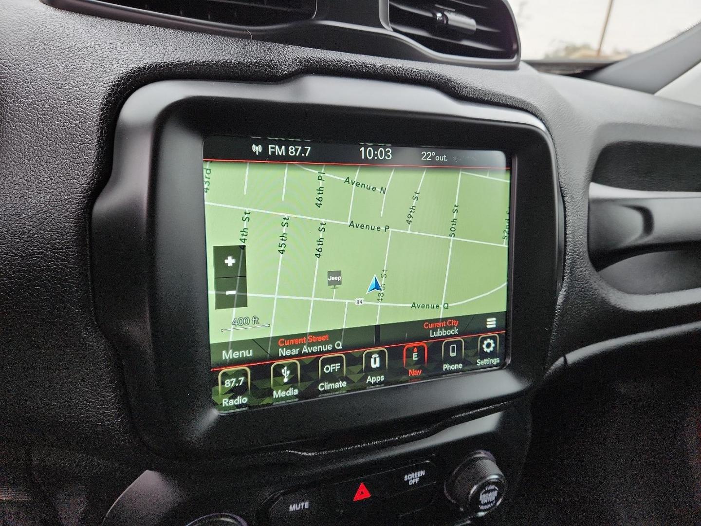 2018 BLUE Jeep Renegade Trailhawk (ZACCJBCB5JP) with an ENGINE: 2.4L I4 ZERO EVAP M-AIR engine, located at 4711 Ave Q, Lubbock, TX, 79412, (806) 687-2362, 33.551304, -101.855293 - Photo#15