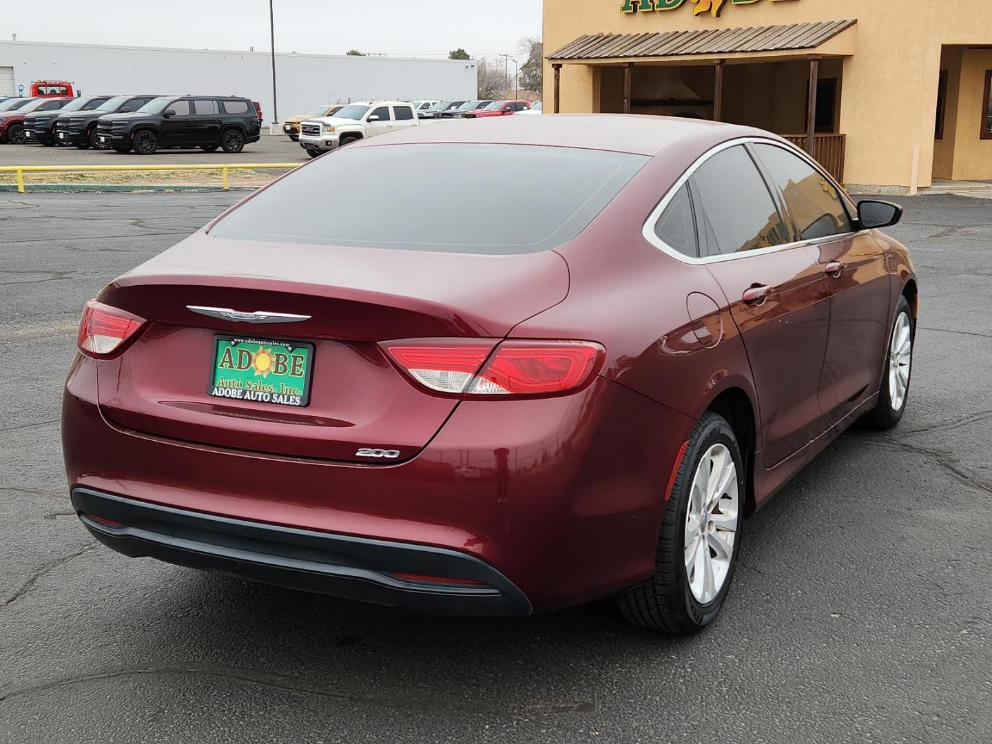 2016 RED Chrysler 200 Touring (1C3CCCFB8GN) with an ENGINE: 2.4L I4 MULTIAIR engine, located at 4711 Ave Q, Lubbock, TX, 79412, (806) 687-2362, 33.551304, -101.855293 - Photo#3