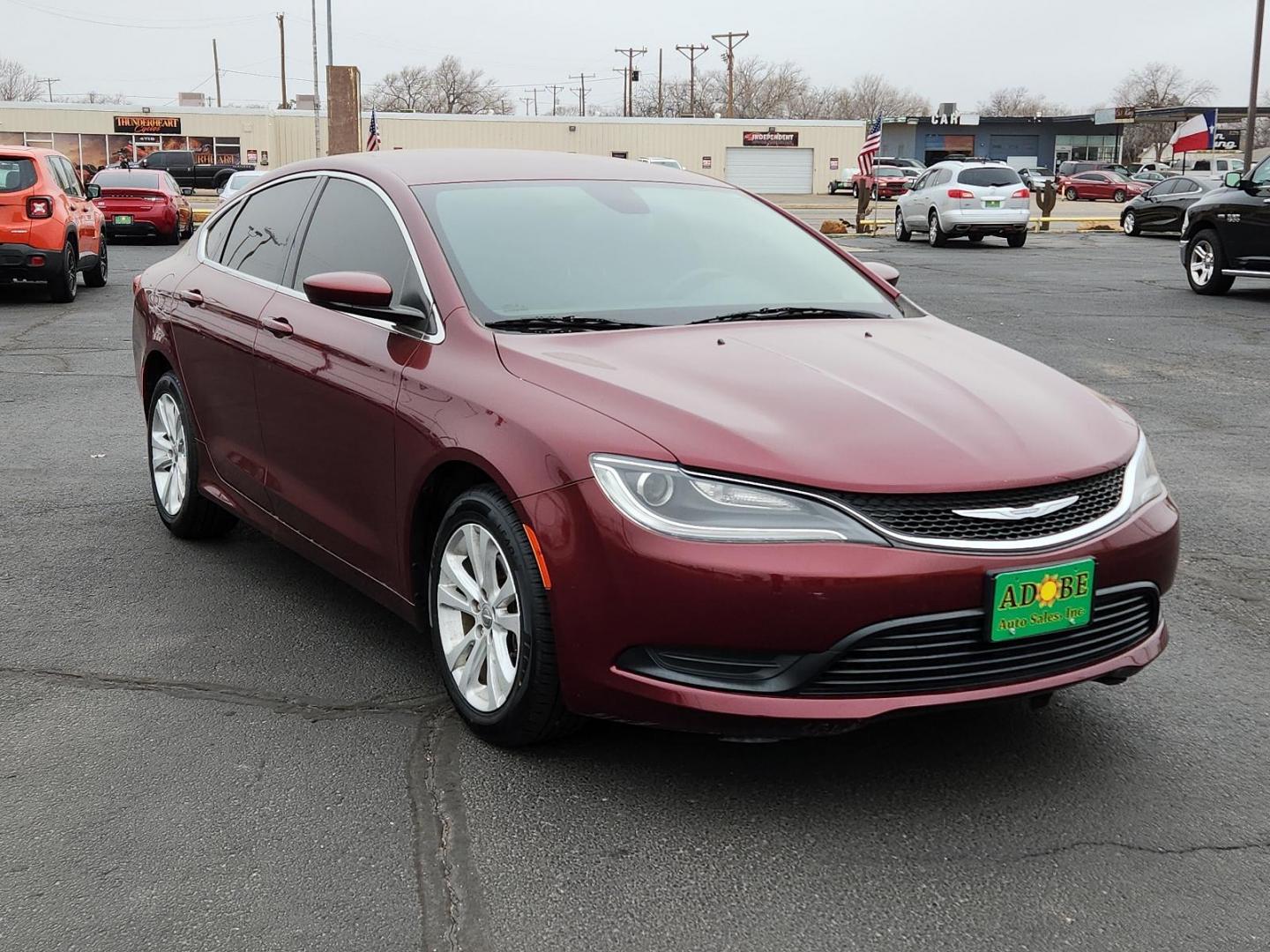 2016 RED Chrysler 200 Touring (1C3CCCFB8GN) with an ENGINE: 2.4L I4 MULTIAIR engine, located at 4711 Ave Q, Lubbock, TX, 79412, (806) 687-2362, 33.551304, -101.855293 - Photo#5