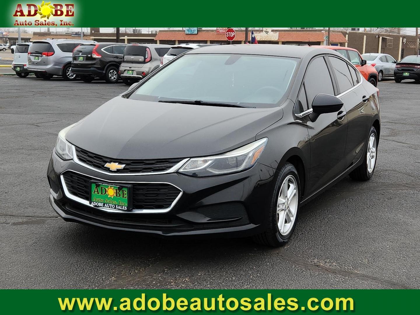 2016 BLACK Chevrolet Cruze LT (1G1BE5SM6G7) with an ENGINE, 1.4L TURBO DOHC 4-CYLINDER DI engine, located at 4711 Ave Q, Lubbock, TX, 79412, (806) 687-2362, 33.551304, -101.855293 - Photo#0