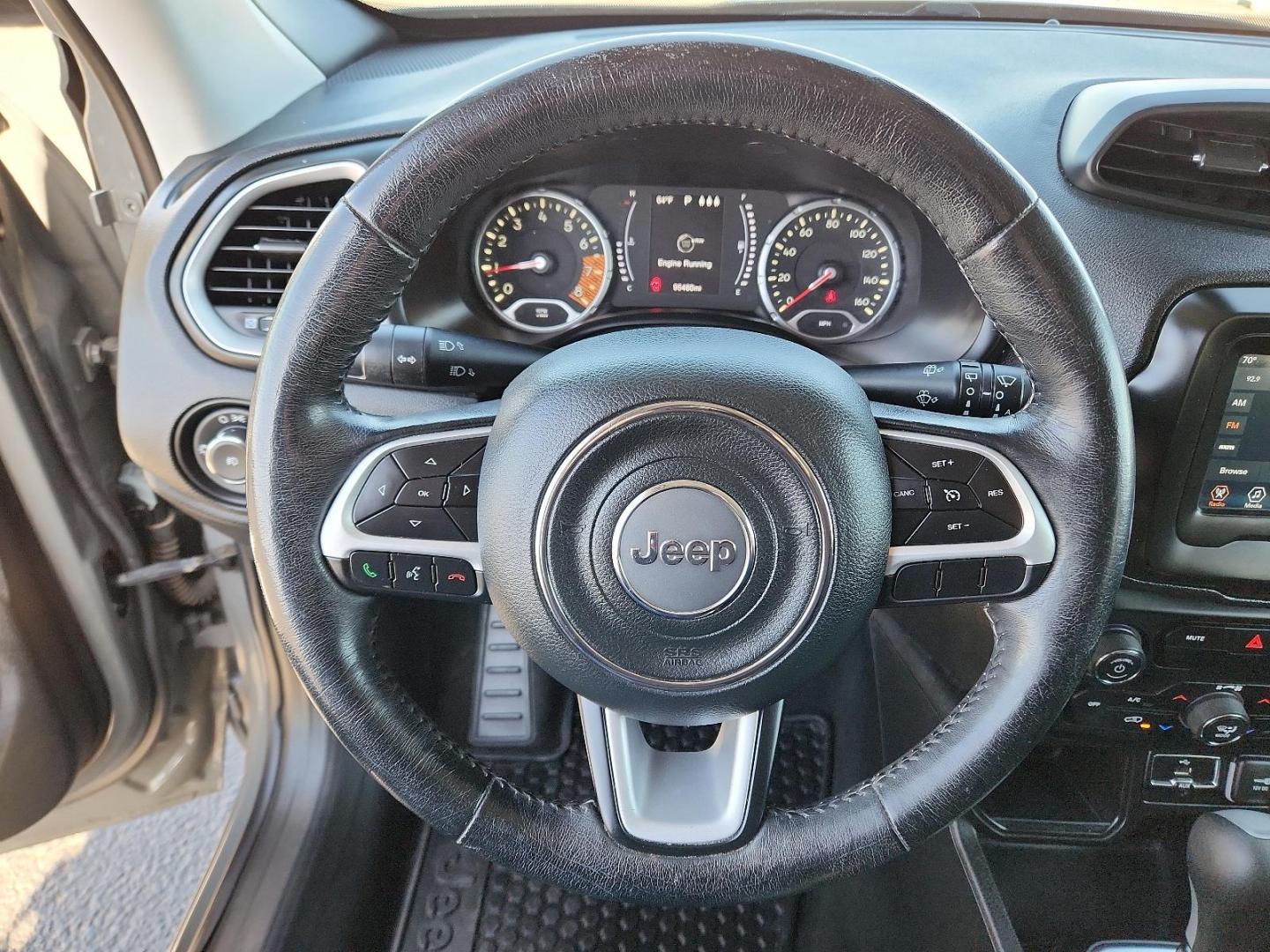 2019 GRAY Jeep Renegade Latitude (ZACNJABB0KP) with an ENGINE: 2.4L I4 ZERO EVAP M-AIR engine, located at 4711 Ave Q, Lubbock, TX, 79412, (806) 687-2362, 33.551304, -101.855293 - Photo#17