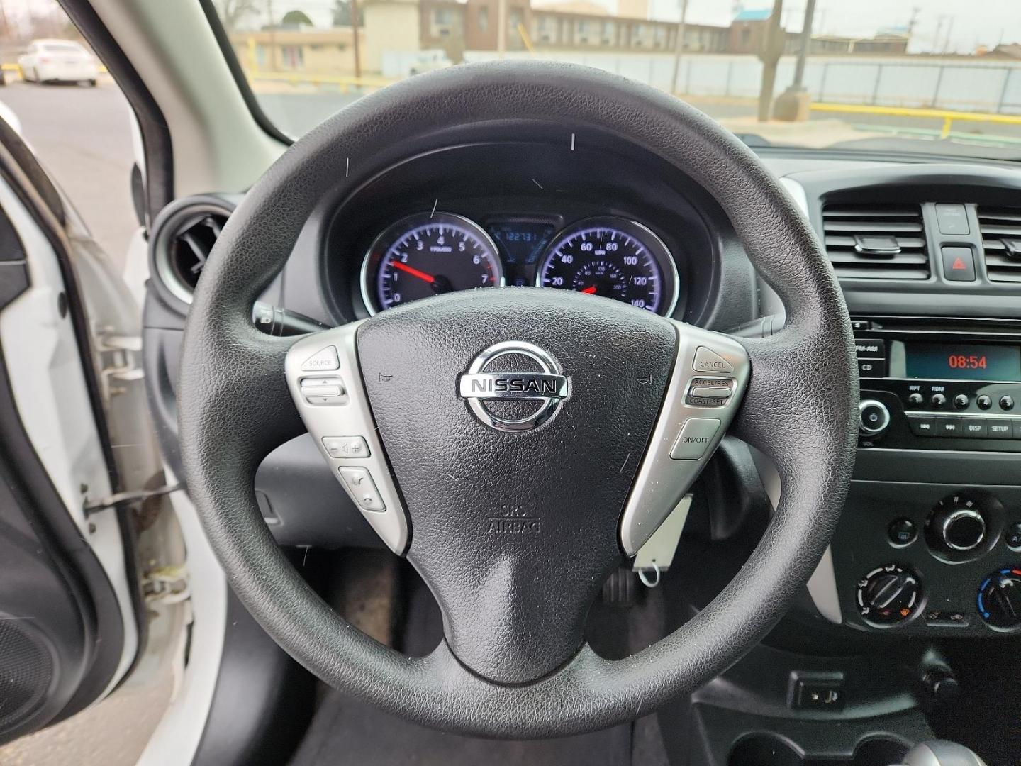 2017 WHITE Nissan Versa Sedan SV (3N1CN7AP7HL) with an Engine: 1.6L DOHC 16 Valve 4-Cylinder engine, located at 4711 Ave Q, Lubbock, TX, 79412, (806) 687-2362, 33.551304, -101.855293 - Photo#17